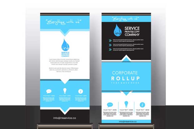 standup banner rollup banners - stand-up banners - in Kuwait for personal and commercial use - inkservice